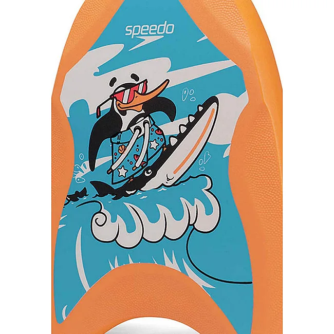 Детская плавательная доска Speedo PRINTED FLOAT IU оранжевый, голубой OSFM