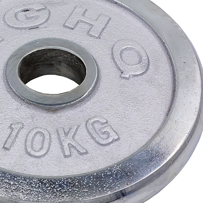 Блины диски хромированные HIGHQ SPORT TA-1456-10B 52мм 10кг хром