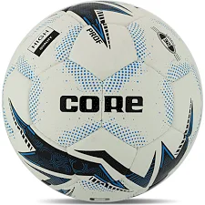 Футбольный мяч CORE PROF FB-8458 №5 PU (Белый-синий)