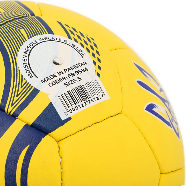 Футбольний м'яч
 BALLONSTAR UKRAINE FB-9534 №5 PU (Жовтий-синій)