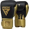 Боксерські рукавиці RDX MARK PRO SPARRING TRI LIRA 2 GOLDEN (капа в комплекті)