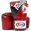 Боксерские перчатки Fairtex BGV1 Nation Print Red (бинты в комплекте)
