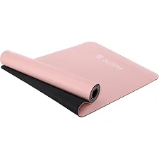 Килимок для фітнесу PU двошаровий BLOOM YOGA MAT LB7030 183x61x0,5см (рожевий)