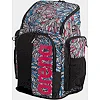 Спортивный рюкзак Arena SPIKY III BACKPACK 45 ALLOVER 45L черный, бирюзовый, розовый 54x36x27 см