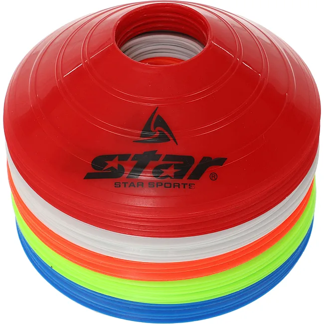 Фишки конусы тренировочные набор STAR SA413S 10шт (Синий)