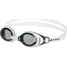 Очки для плавания взрослые YINGFA Y6600AF (Черный-белый)