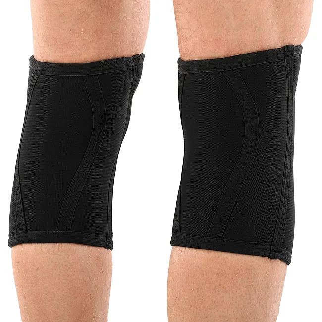 Наколенники для приседа и пауэрлфтинга 2штуки KNEE SLEEVE EZOUS A-06 (Черный)