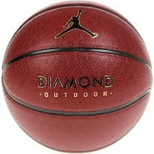 М'яч баскетбольний Nike JORDAN DIAMOND OUTDOOR 8P DEFLATED AMBER/BLACK/METALLIC GOLD/BLACK size 7