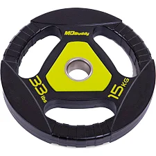 Млинець для штанги поліуретановий ZELART TA-2677-15 51мм 15кг