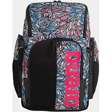 Спортивный рюкзак Arena SPIKY III BACKPACK 45 ALLOVER 45L черный, бирюзовый, розовый 54x36x27 см