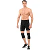Наколенники для приседа и пауэрлфтинга 2штуки KNEE SLEEVE EZOUS A-06 (Черный)