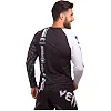 Костюм компрессионный мужской рашгард лонгслив и штаны VENUM
 LOG
 CO-8128-CO-8221 (Черный-белый)