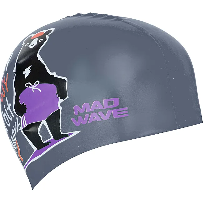 Шапочка для бассейна
 силиконовая юниорская MADWAVE
 Junior SMART ASSY M057002 (Серебряный)