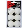М'ячі для настільного тенісу
 DUNLOP DL679345 CLUB CHAMP 6шт (Білий)