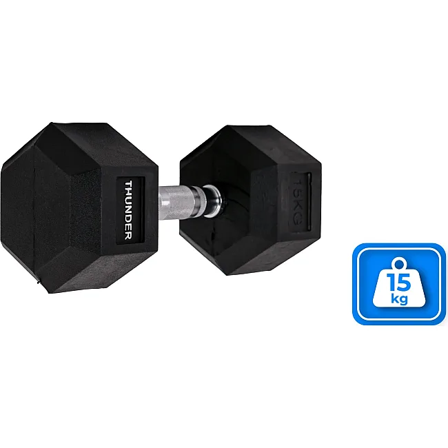 Гантель шестигранная THUNDER 15 кг (1шт)