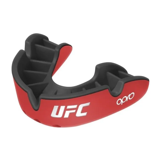 Капа OPRO Silver UFC дитяча (вік до 10) Red/Black (ufc.102515002)