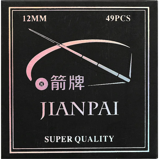 Насадка колпачек для бильярдного кия Push-On-Tips ø12мм 1шт JIANPAI KS-3485-12