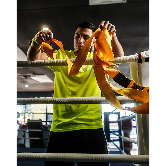 Бинты для бокса TITLE Boxing Select 180" Semi Elastic Mexican Gold (4.5м.)