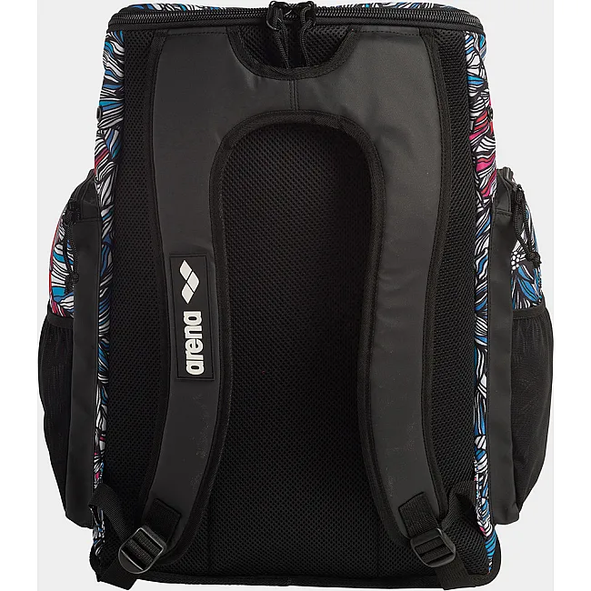 Спортивный рюкзак Arena SPIKY III BACKPACK 45 ALLOVER 45L черный, бирюзовый, розовый 54x36x27 см