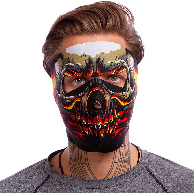 Вітрозахисна маска
 креативні термонавушники SP-SPORT
 MS-4344-3 Red Evil Skull