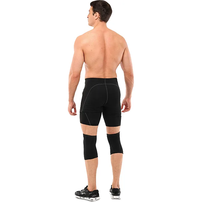 Наколенники для приседа и пауэрлфтинга 2штуки KNEE SLEEVE EZOUS A-06 (Черный)