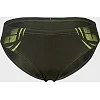 Плавки слепые для мальчиков Arena POSEIDONIA SWIM BRIEFS темно-зеленый, желтый
