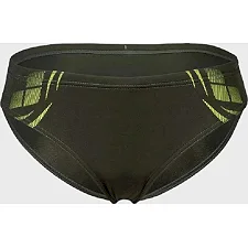 Плавки слепые для мальчиков Arena POSEIDONIA SWIM BRIEFS темно-зеленый, желтый
