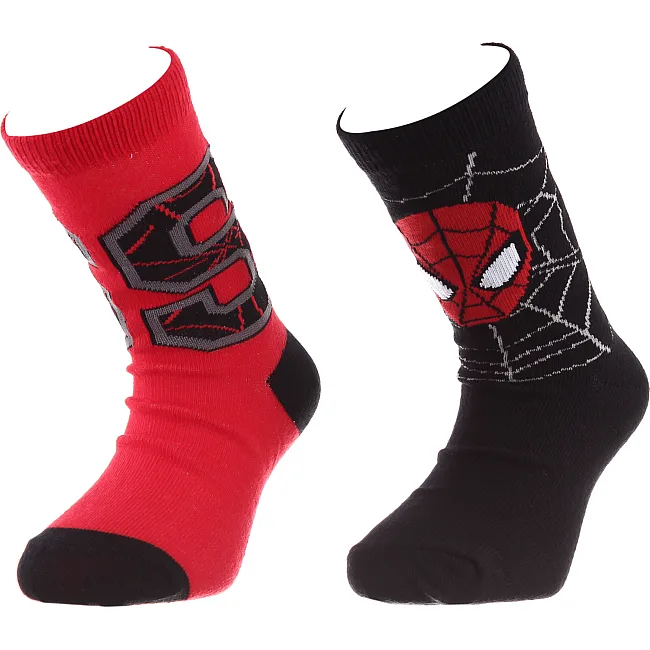 Носки SPIDER MAN TOILE + TETE SPIDERMAN /GROS S 2P детские, арт.83842044-3
