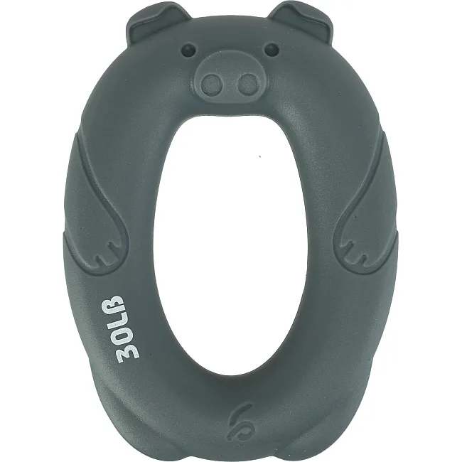 Кистевой эспандер кольцо JELLO PIG FI-0705 нагрузка 20LB-40LB (Серый)