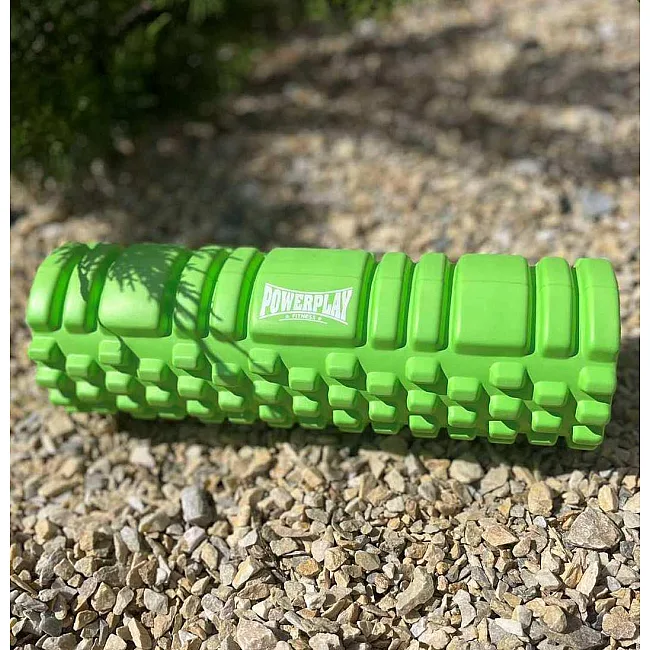 Массажный ролик (роллер) PowerPlay 4342 Massage Roller Зеленый (30x10см.)