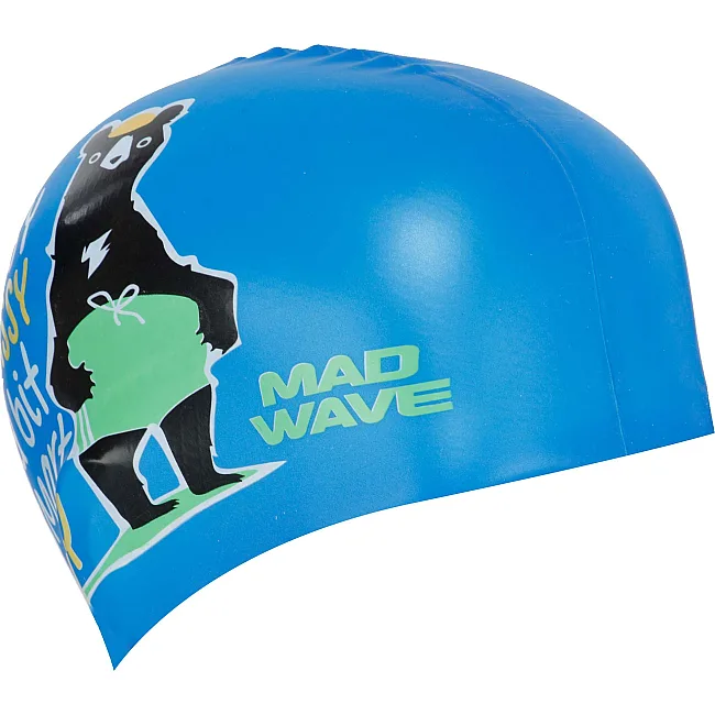 Шапочка для бассейна
 силиконовая юниорская MADWAVE
 Junior SMART ASSY M057002 (Серебряный)