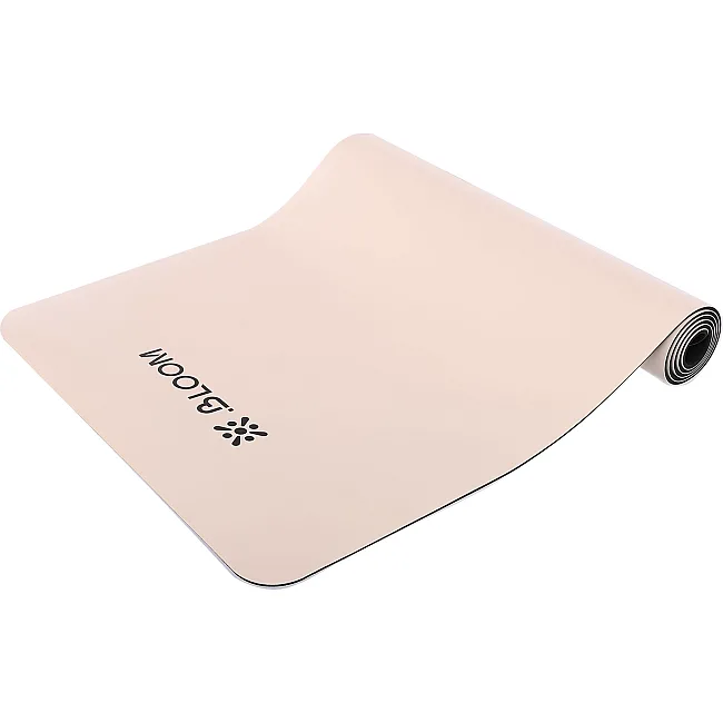 Коврик для фитнеса PU двухслойный BLOOM YOGA MAT LB7030 183x61x0,5см (Синий)