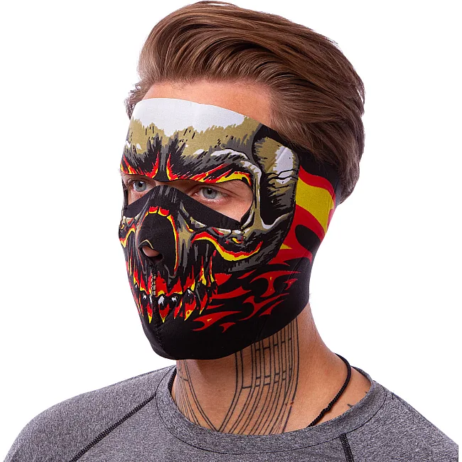 Вітрозахисна маска
 креативні термонавушники SP-SPORT
 MS-4344-3 Red Evil Skull
