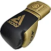 Боксерські рукавиці RDX MARK PRO SPARRING TRI LIRA 2 GOLDEN (капа в комплекті)