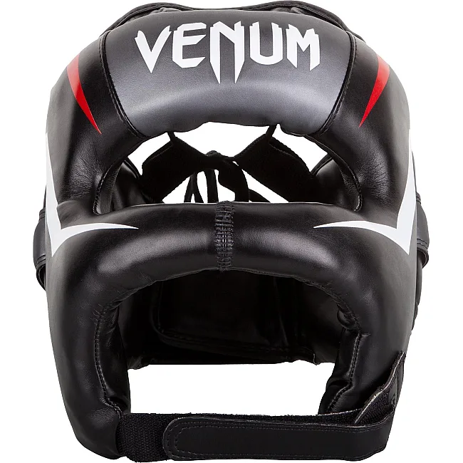 Боксерский шлем Venum Elite Iron Headgear Black