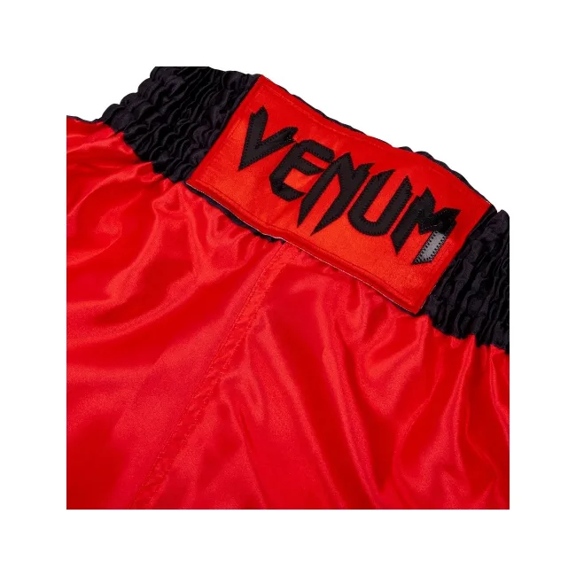 Детские шорты для бокса Venum Elite Boxing Shorts Red Black