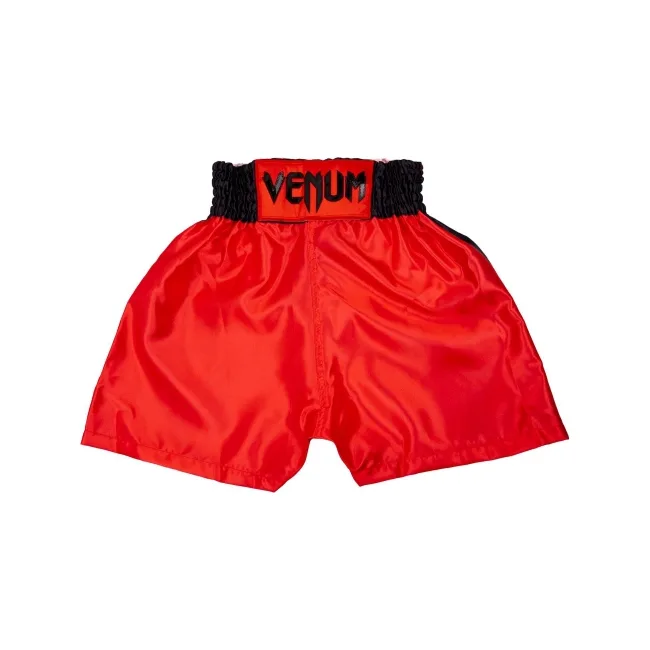 Детские шорты для бокса Venum Elite Boxing Shorts Red Black