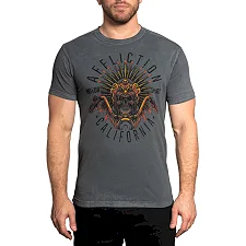 Футболка AFFLICTION AC Ancient Rumble Rev. Charcoal