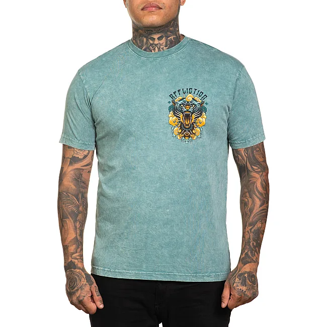 Футболка мужская Affliciton Ancient Moon Tee Trellis Lava Wash