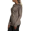 Женский лонгслив AFFLICTION Danica Rose AW24263 Taupe