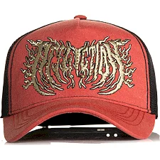 Кепка AFFLICTION Toxic Tavern Vtg. Red Potassium Spay
