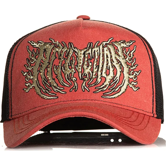 Кепка AFFLICTION Toxic Tavern Vtg. Red Potassium Spay