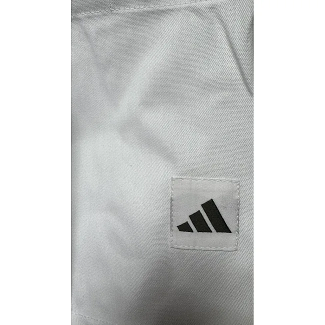 Кимоно для дзюдо Adidas Club J350P (белое с серым градиентом на плечах)