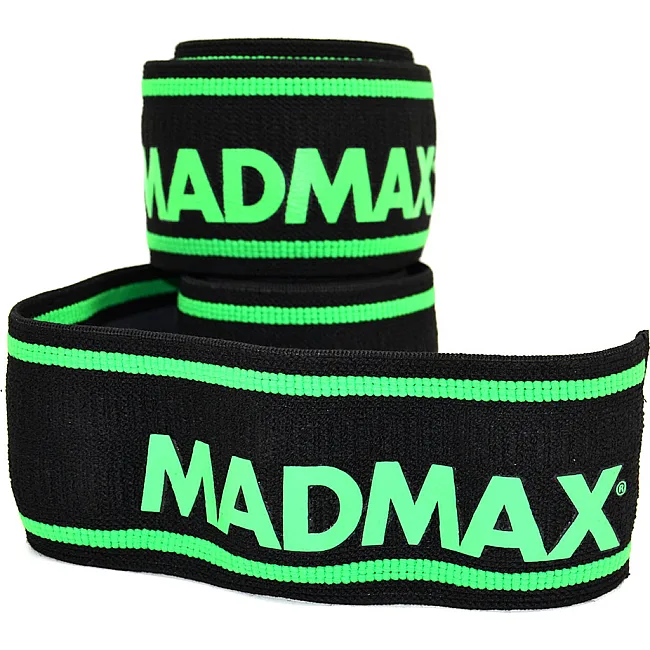 Коленные бинты MADMAX MFA-299 Non slide &amp; slip 2.0m Black/Green