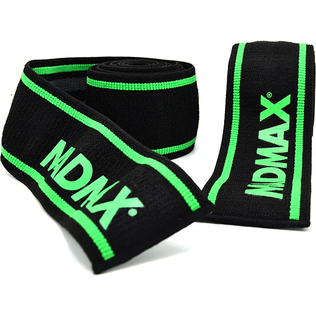 Коленные бинты MADMAX MFA-299 Non slide &amp; slip 2.0m Black/Green