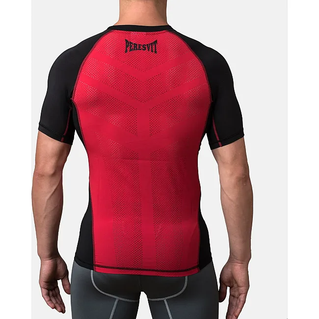 Компрессионная футболка Peresvit Air Motion Black Red Short Sleeve