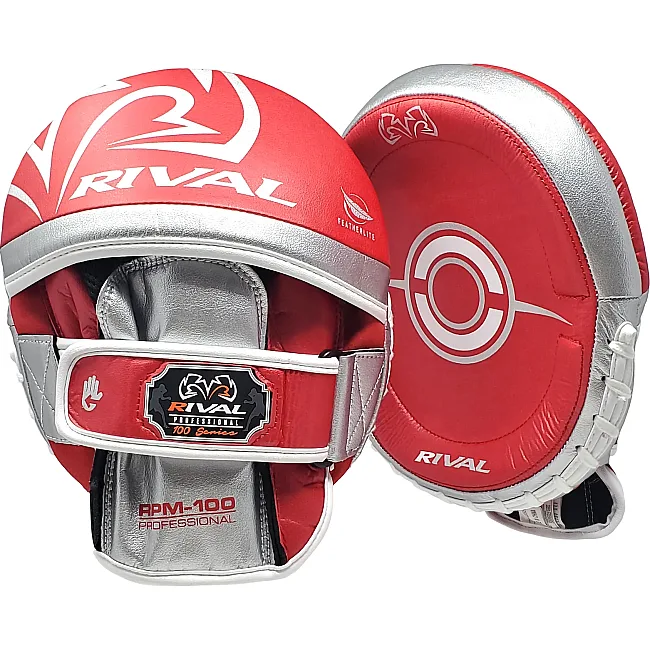 Лапы для бокса RIVAL RPM100 Professional Red Silver