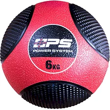 Медицинбол (медбол) POWER SYSTEM PS-4136 6кг. Black/Red
