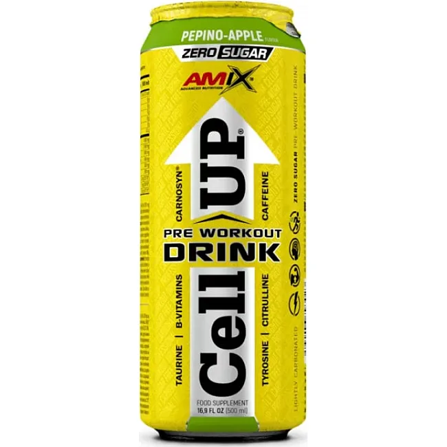 Напиток AmixPro CellUP Pre Workout 1/12 500 мл - яблоко
