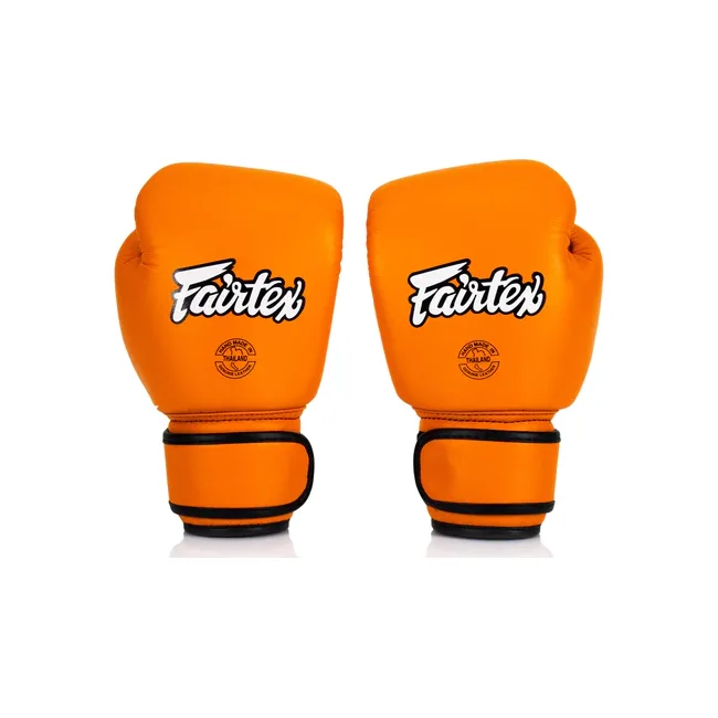 Рукавиці для боксу FAIRTEX BGV16 Leather Muay Thai Orange